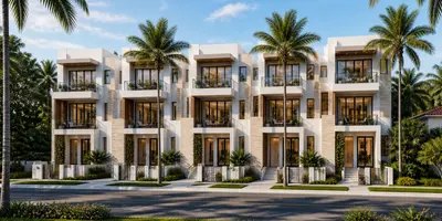 Fifth Avenue Townhomes No-HOA Luxury Downtown Delray Beach